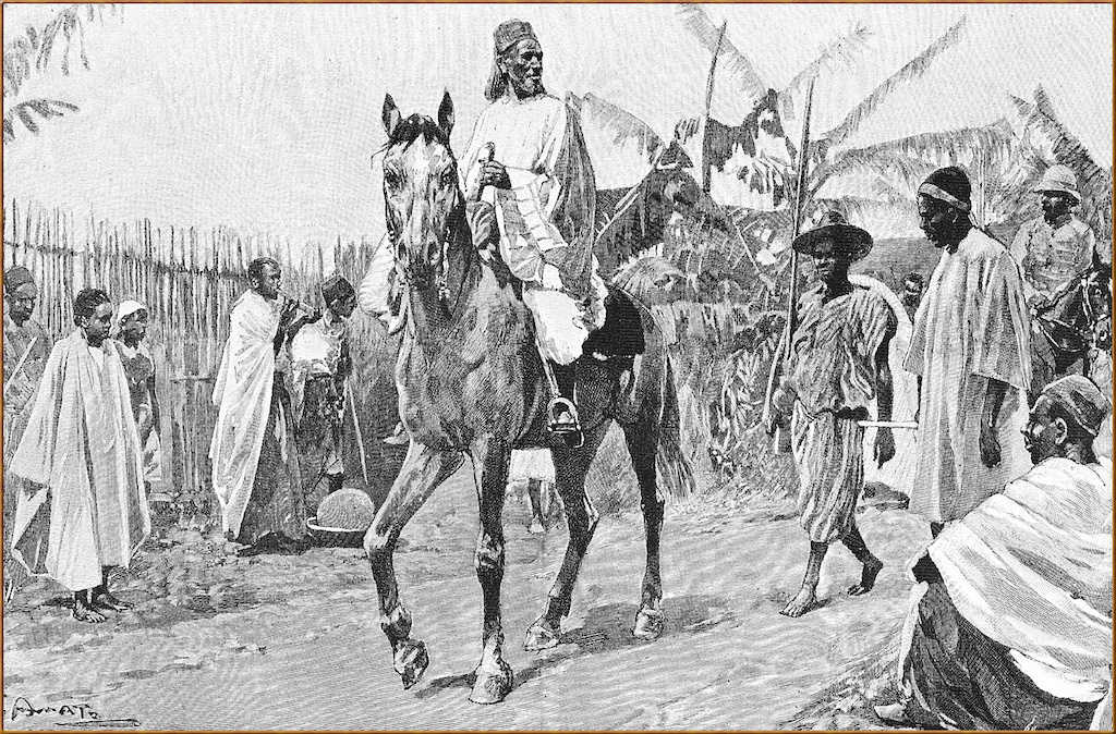 Samori Toure, apres sa capture en 1898