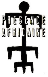 Symbole Homme noir. Logo Presence Africaine 
